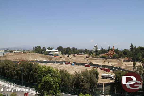 One last wide shot of the site before heading to the parks.