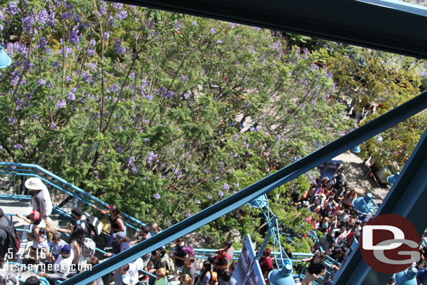 Marching up the steps at 2:54pm.. no way this show is starting at 2:55. 