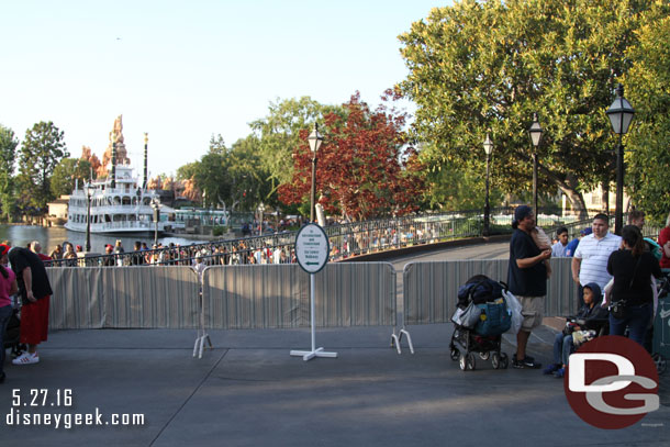 As I mentioned earlier the Pirates bridge is closed due to treehouse work.