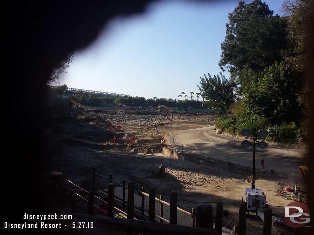 A look through the fence from near the canoe dock. And panning right to left.