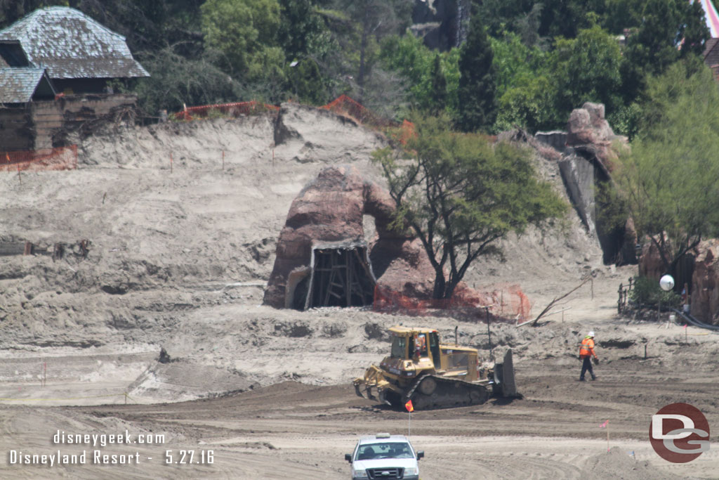 The arch and tree are all that is left of the former Big Thunder Ranch area.