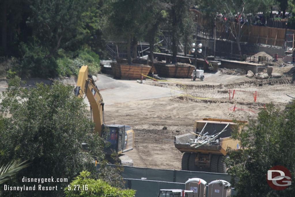 Sorting the debris.