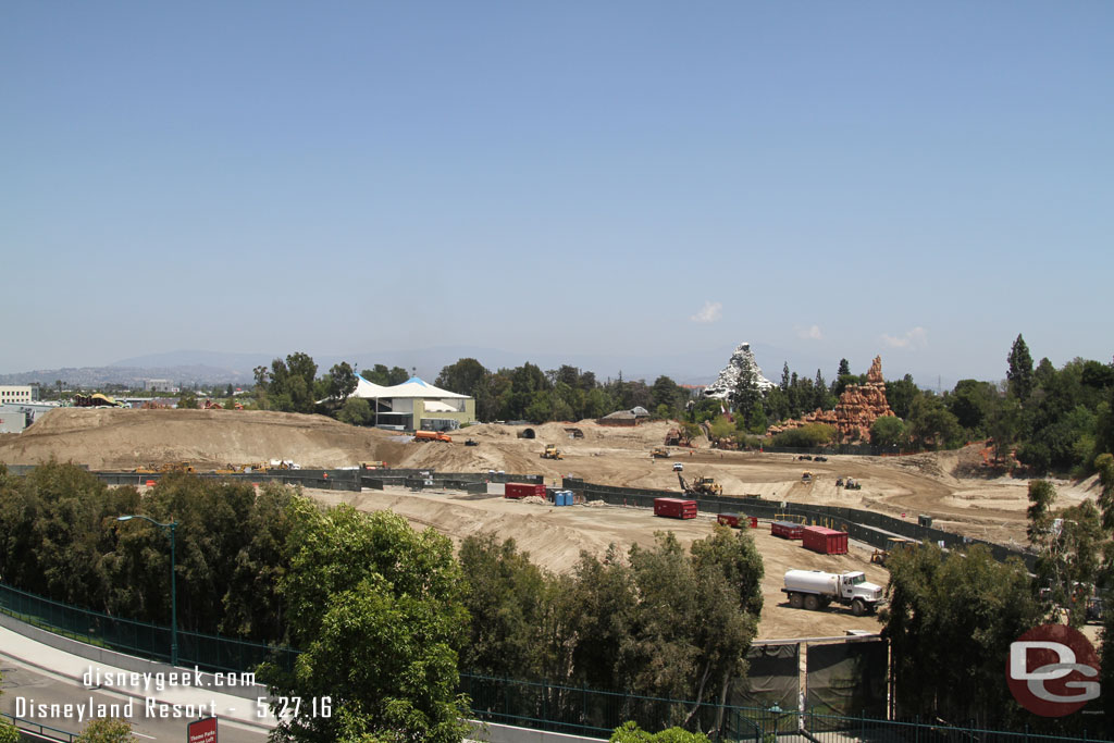 One last wide shot of the site before heading to the parks.