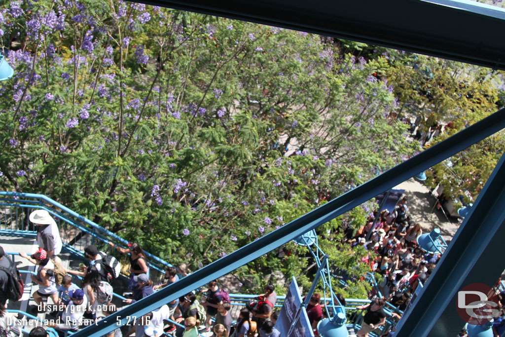 Marching up the steps at 2:54pm.. no way this show is starting at 2:55. 