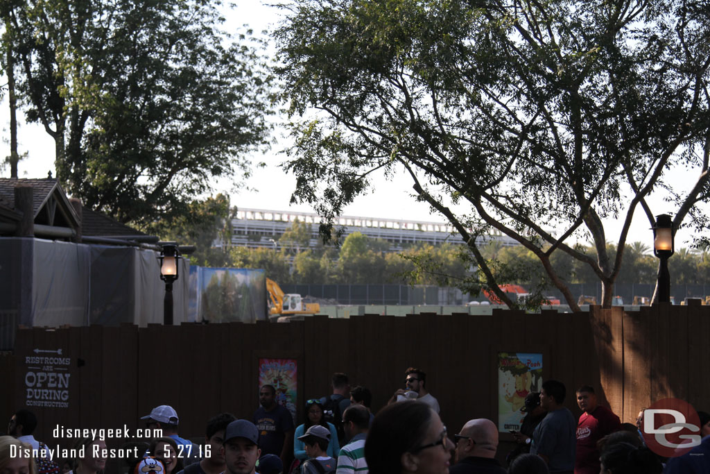 Walking up the trail to Critter Country.  The parking structure is clearly visible giving a reverse angle on my opening pictures.