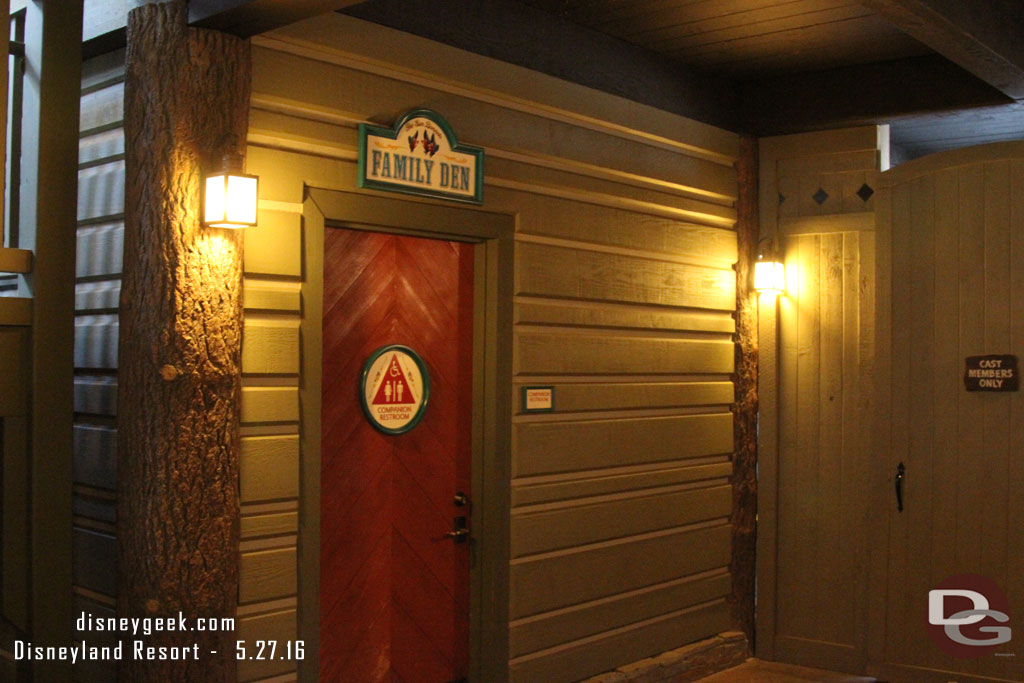 Random picture.. the companion restroom by the Hungry Bear.