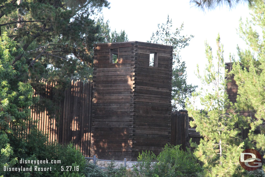 No visible progress on the fort.