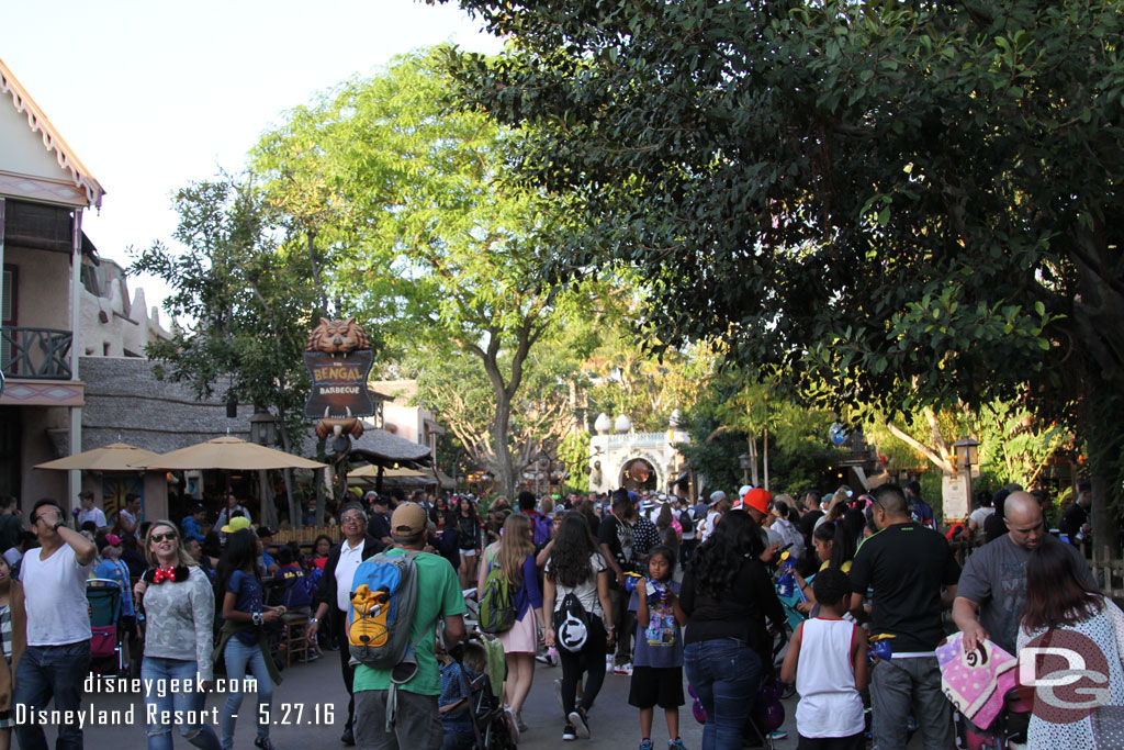 Entering Adventureland