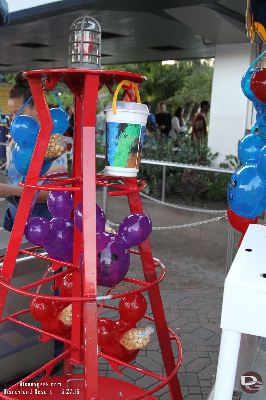 You can now buy Mickey popcorn buckets with prepackaged popcorn.