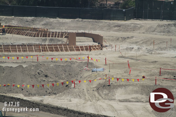 A closer look at the area that was dug out near the middle.