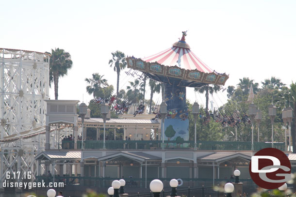 The swings are back in operation.
