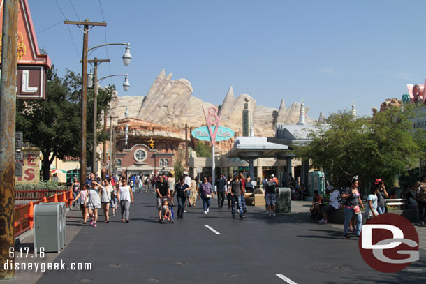 Route 66 was not overly crowded.