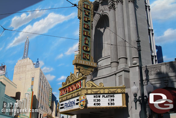 Frozen Live at the Hyperion is up to four shows daily now.