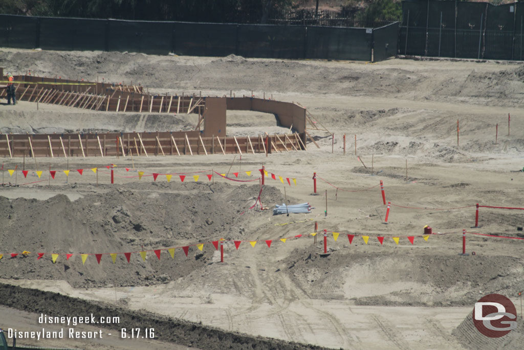 A closer look at the area that was dug out near the middle.