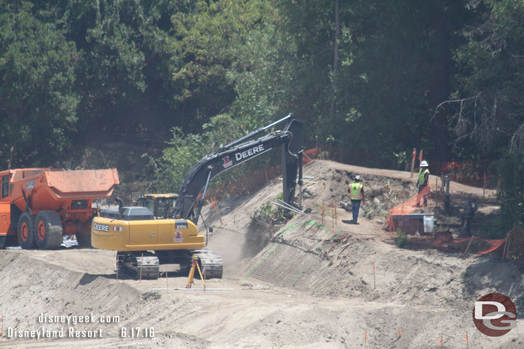 One last look at the crews working on the island.