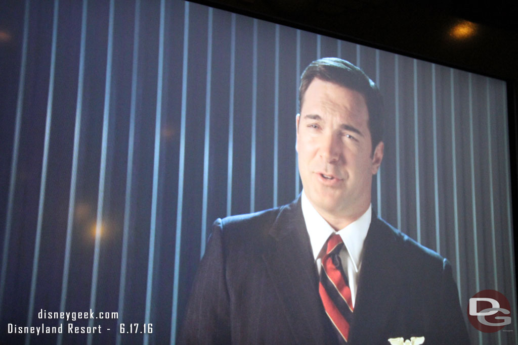 The safety video is the same, just no over California in it.  I was seated and ready for my flight at 3:38pm