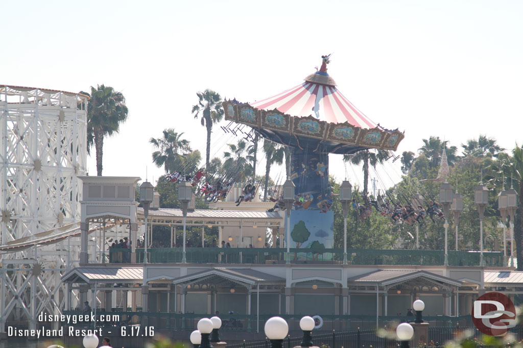 The swings are back in operation.