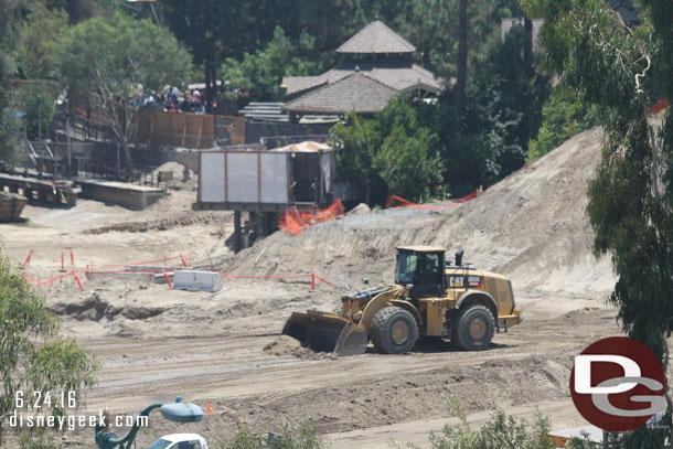 They are still moving dirt around off to the right behind Critter Country.