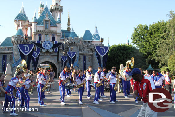 Time for the All-American College Band 6:15 Castle Set