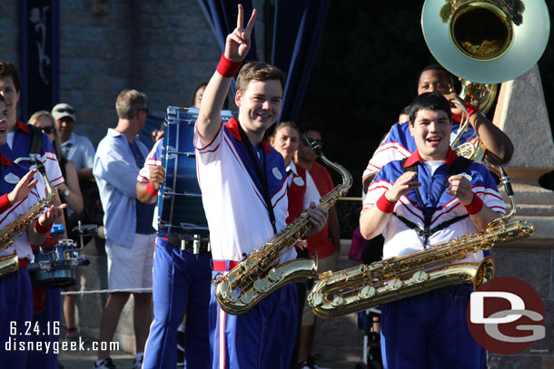 There is one member from USC in the band this year (in addition to Ron), FIGHT ON!