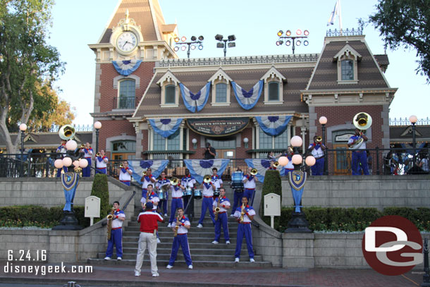 7:15pm Train Station/Town Square performance of the All-American College Band.