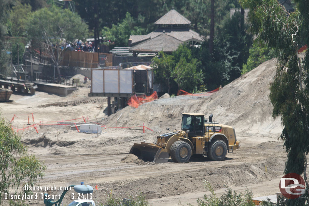 They are still moving dirt around off to the right behind Critter Country.