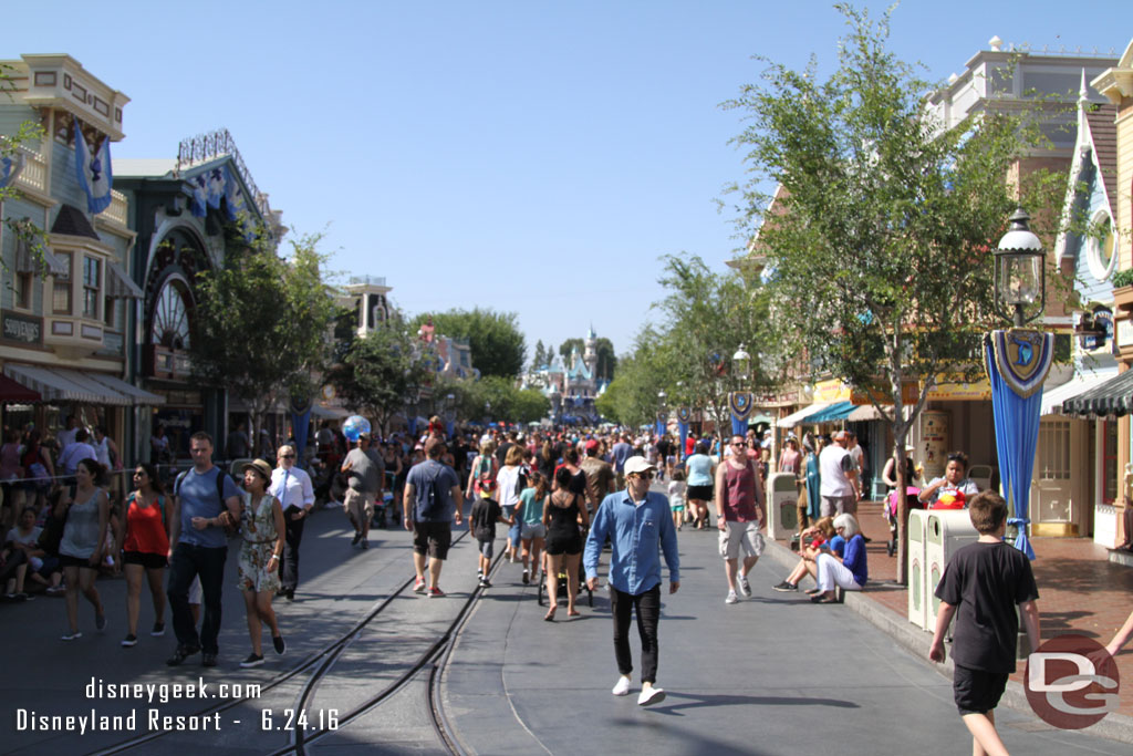 Main Street USA this afternoon