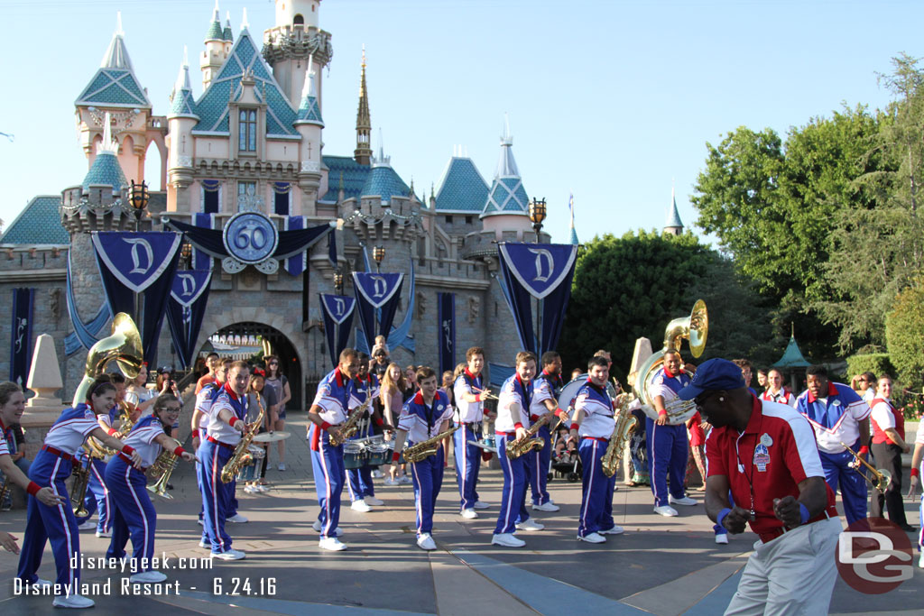 Time for the All-American College Band 6:15 Castle Set