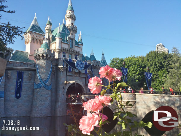 A couple Sleeping Beauty Castle pictures while I waited for the band.