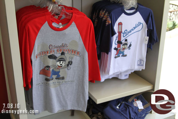 There is some new Oswald merchandise too.