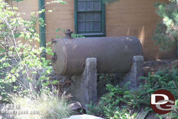 I had a request for some pictures of the old mine equipment around GRR.  As I walked by I snapped a few of what can be seen from the main walkway.