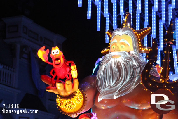 Sebastian & King Triton in Paint the Night