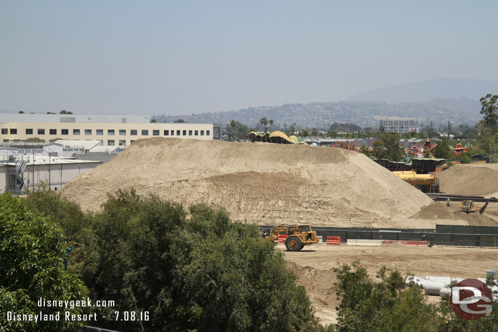 A final shot of the dirt mound before moving on.