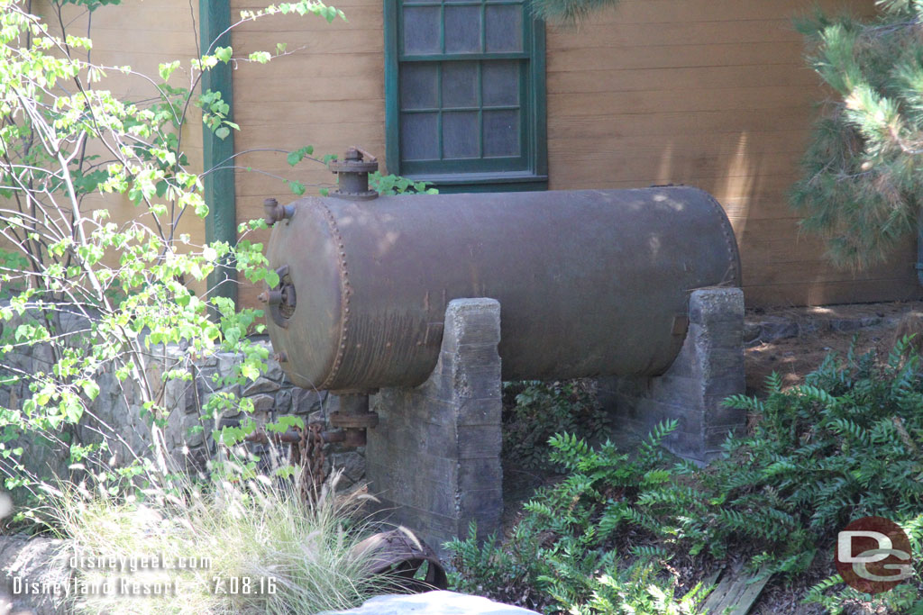 I had a request for some pictures of the old mine equipment around GRR.  As I walked by I snapped a few of what can be seen from the main walkway.