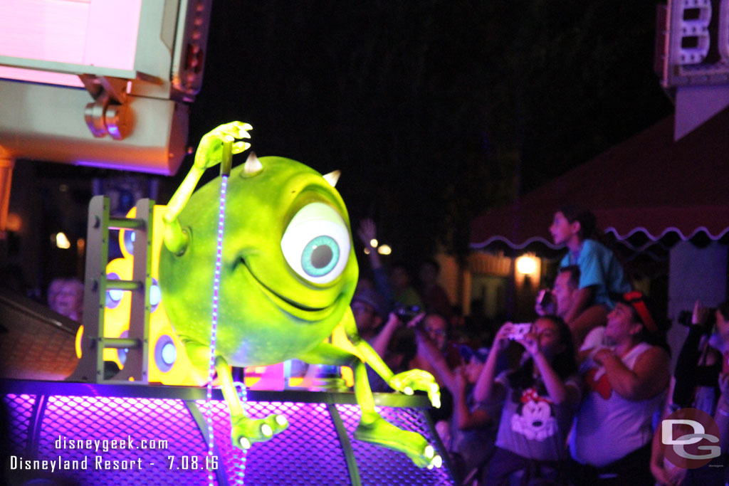 Mike Wazowski in Paint the Night