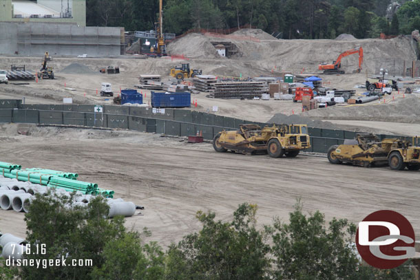 The area they were bringing dirt into last week has been leveled off  now.