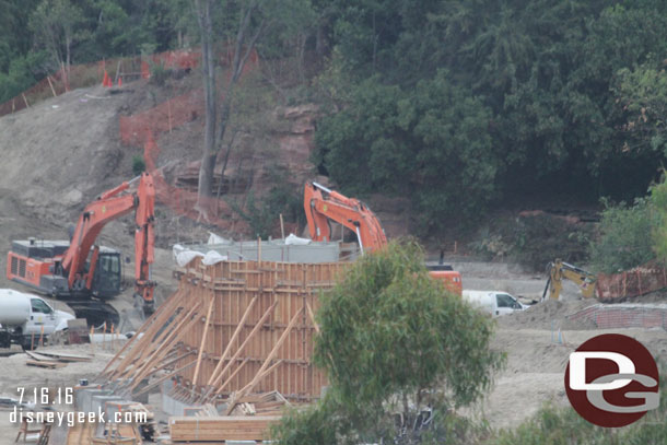 The small building in the middle still has forms up.