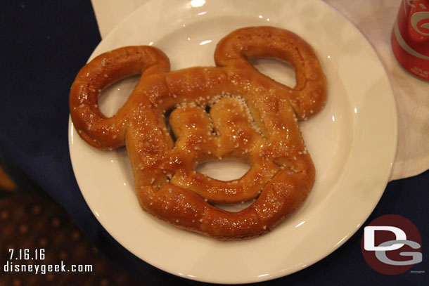 A Mickey pretzel.