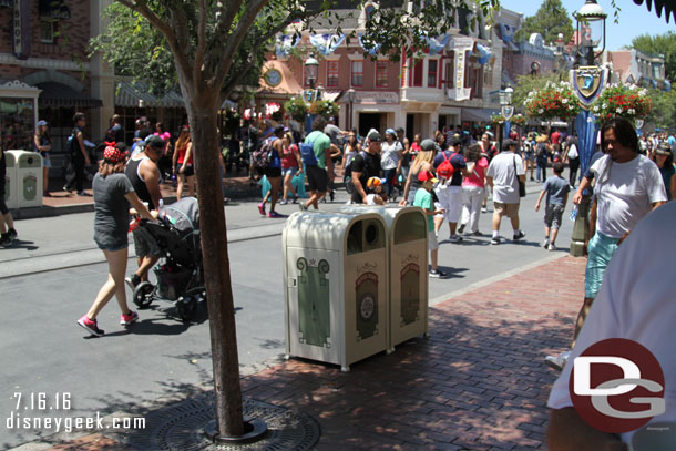 Noticed more of the liquid recycling trash cans making their way onto Main Street USA