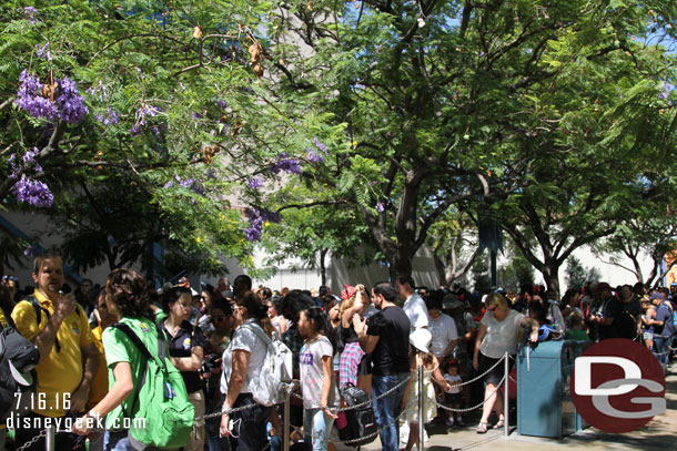 The Orchestra area looked really full at 3:10pm