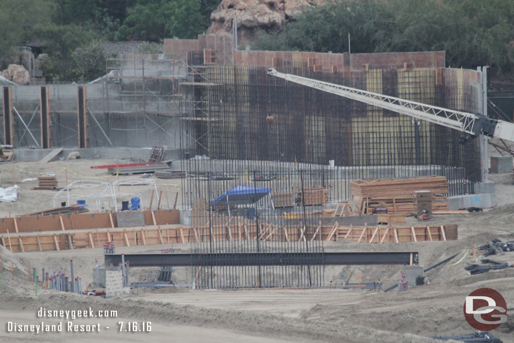 One more look at the steel beam that has been installed.