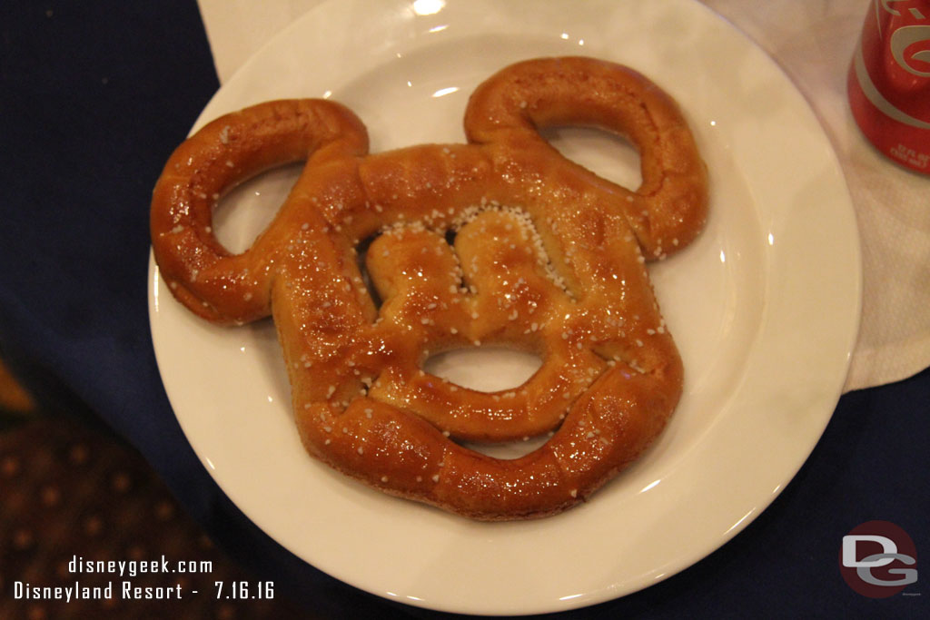 A Mickey pretzel.