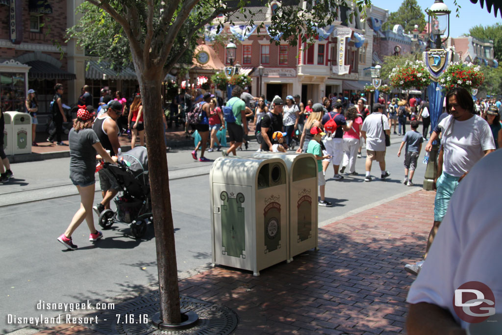 Noticed more of the liquid recycling trash cans making their way onto Main Street USA