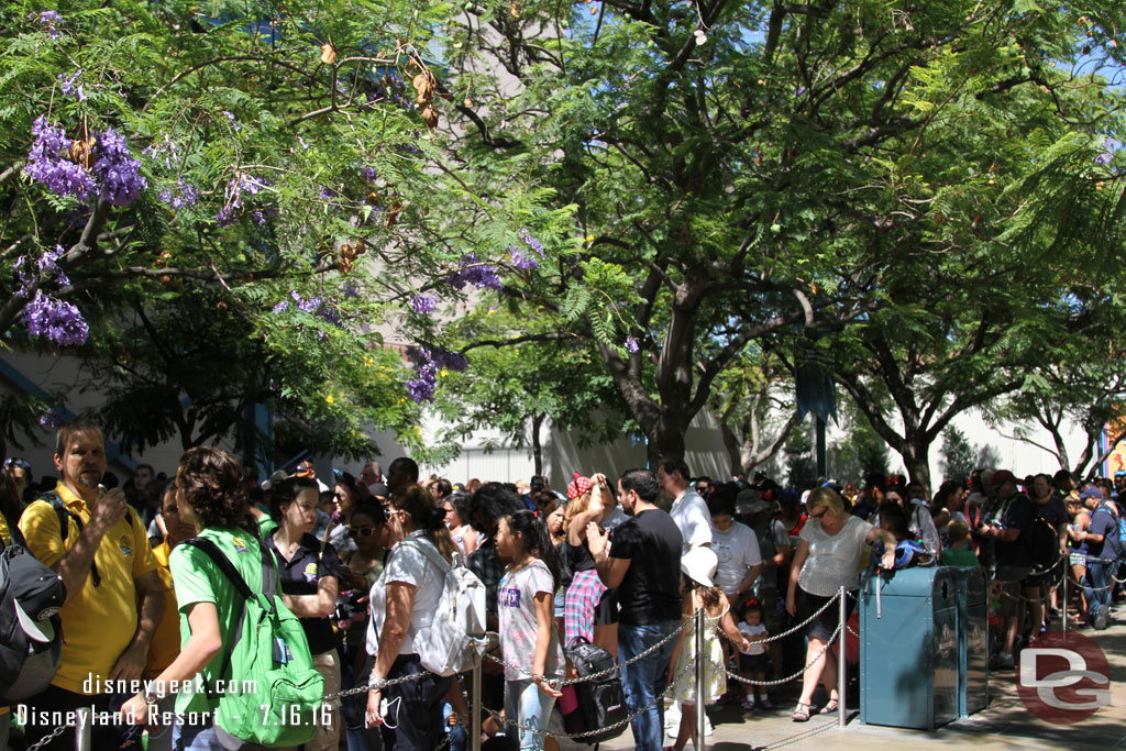 The Orchestra area looked really full at 3:10pm