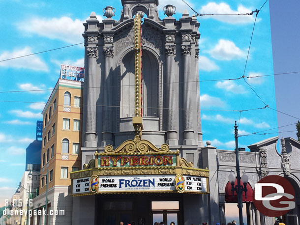 The 4pm Frozen show was cancelled today.  Someone told me the first show stopped midway.  Did not hear if the second occurred.   The 4th show did happen but had some minor glitches.