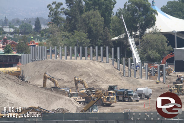 All the steel i-beams look to be in place now in this section.  