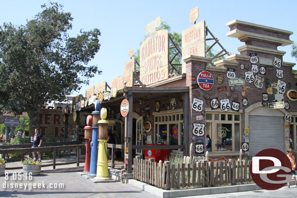 Radiator Springs Curious from Cross Street