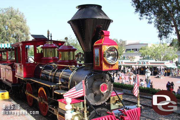 Next stop Disneyland.  The C.K.  Holiday completed a renovation recently and is looking great at the Main Street station.