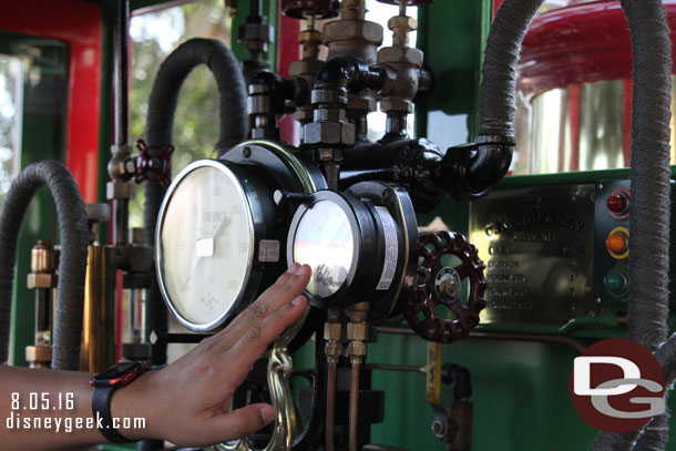 It is fun to talk to the engineers and learn about the operation of the steam trains.