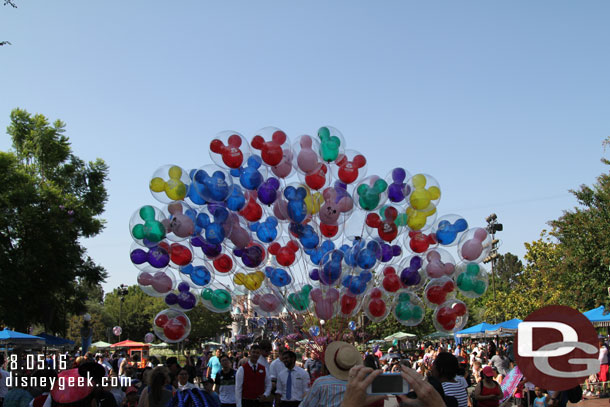 Balloons on Main Street USA